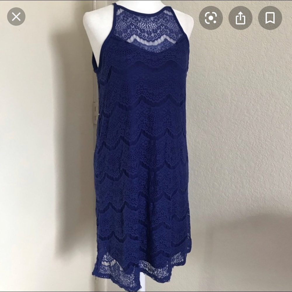 Blue dress small